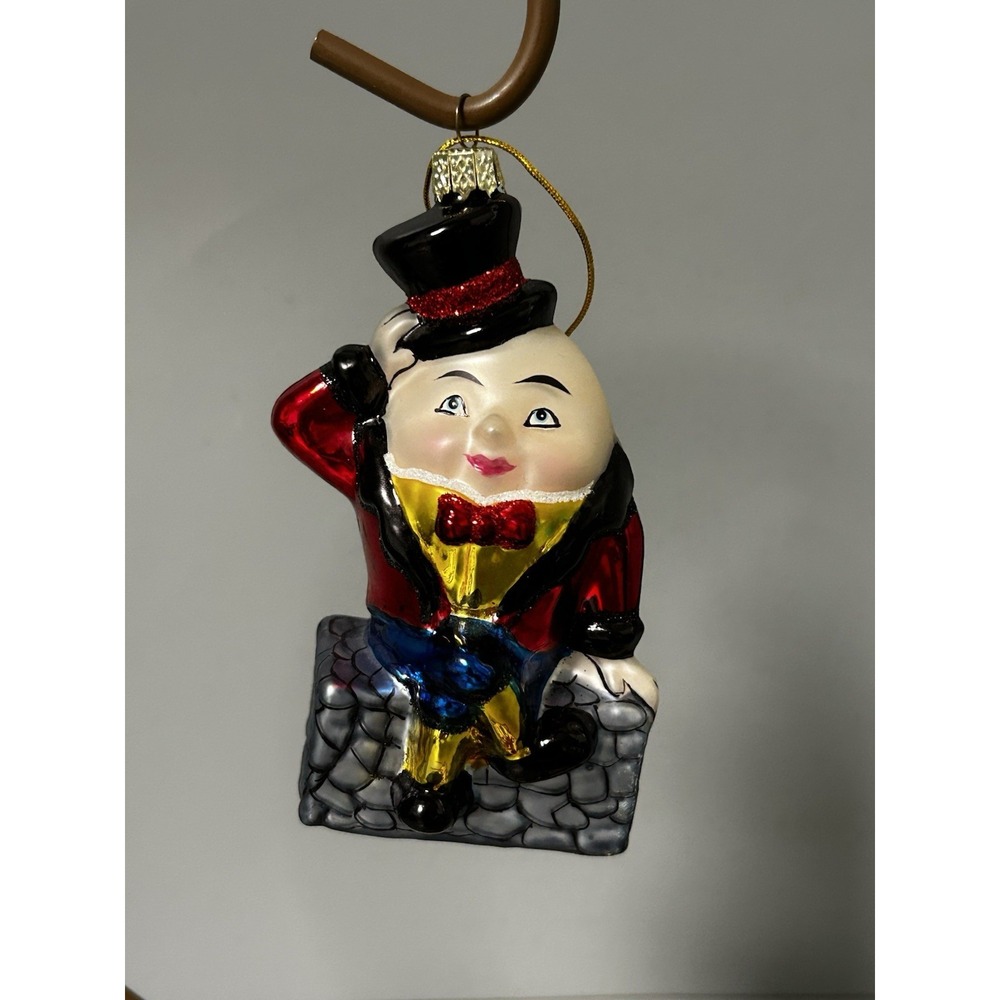 VTG Kurt Adler Polonaise (?) Humpty Dumpty Nursery Rhyme Glass Ornament Rare!